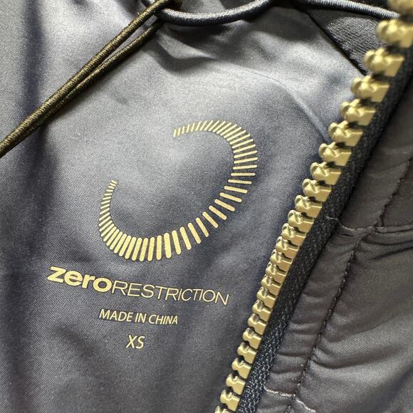 Zero Restriction Jacket Womens XS BLUE ANGELS Full Zip Tess Hybrid Golf Vest NEW - Picture 3 of 10